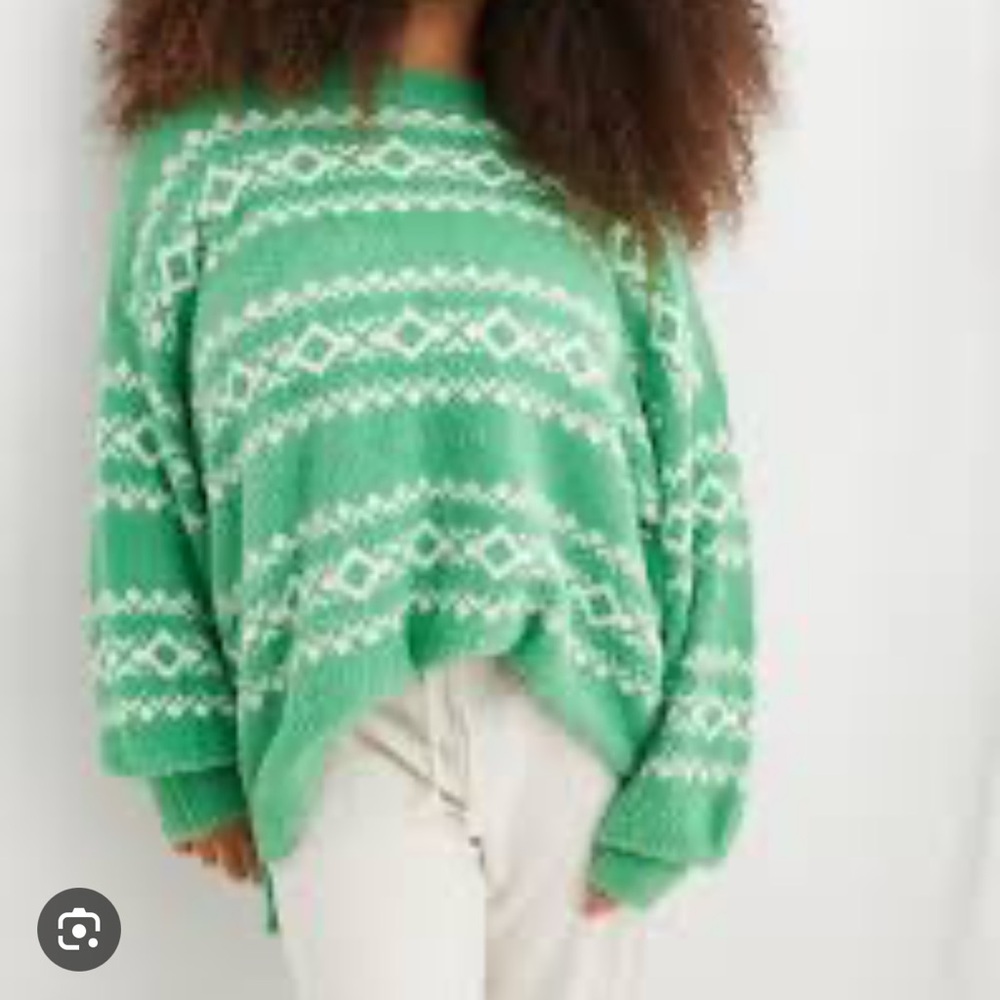 Aerie Flurry Oversized Crew Sweater